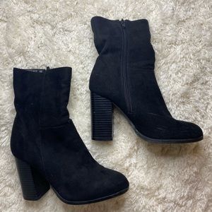 Black Heeled Boots